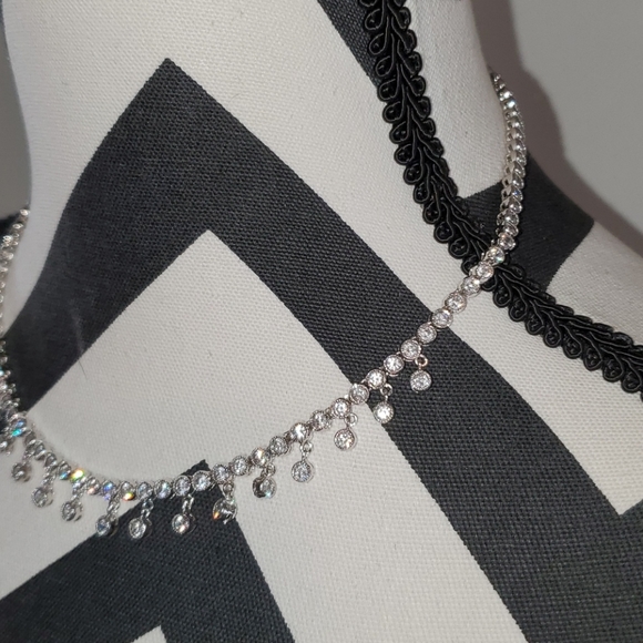Cubic zirconia necklace - Picture 3 of 6